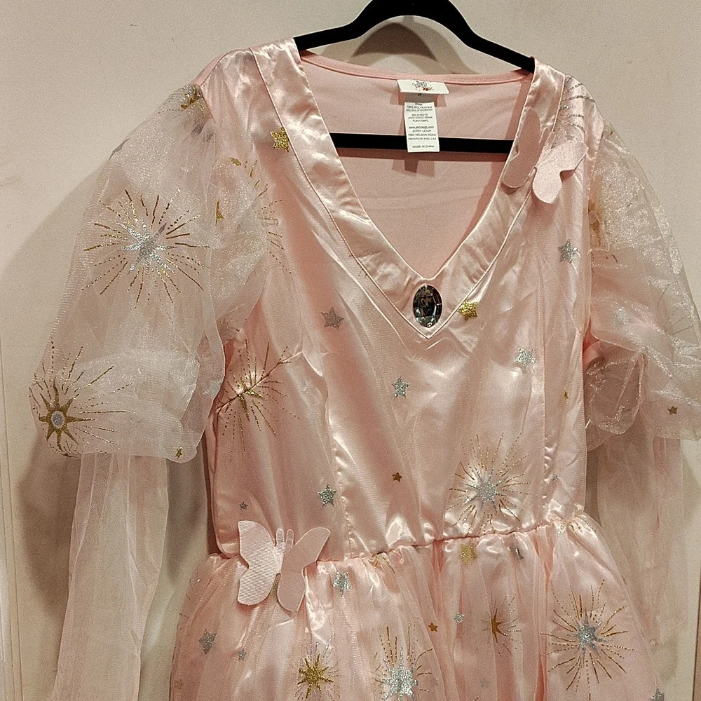 The Wizard Of Oz Glinda Good Witch Pink Costume Dress Adult 2X Wicked Cosplay - Picture 4 of 8